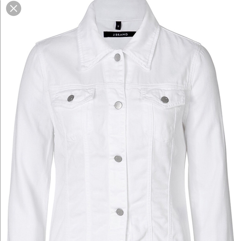 JBrand white jean jacket
